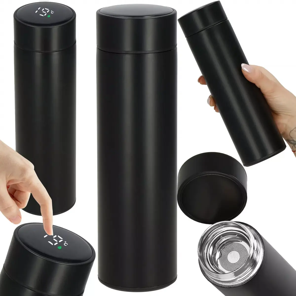 Vacuum Flask JIN-JACK KI0127 500 ml - Double-wall stainless steel thermos