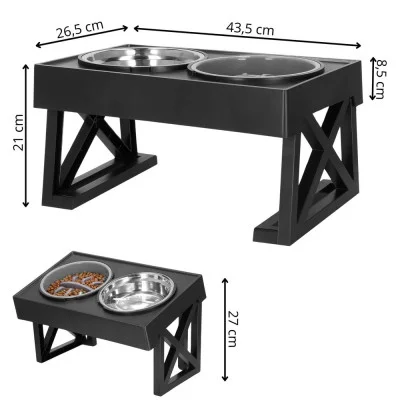 Stainless Steel Bowls with Stand 2-in-1 JIN-JACK PA0333