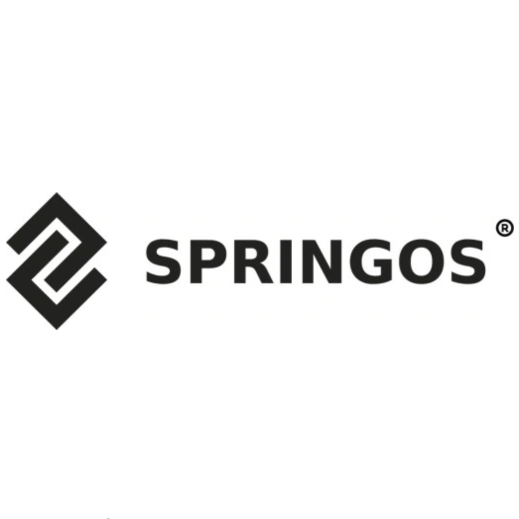 SPRINGOS Safe with Key and Numeric Code, 9 inches (width) x 6.7 inches (depth) x 6.7 inches (height), 23cm x 17cm x 17cm.
