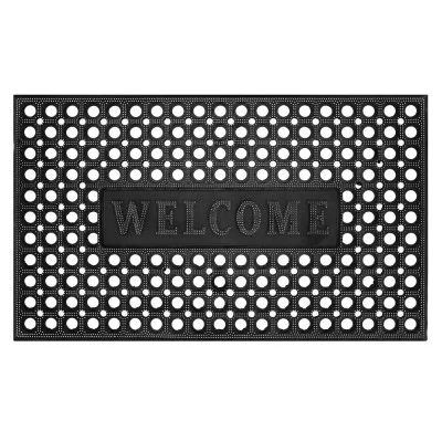 Front door mat 45 × 75 cm JIN-JACK HA7537 black
