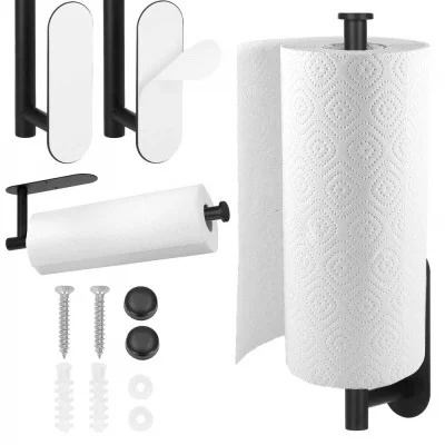 Black kitchen paper towel holder JIN-JACK HA5147