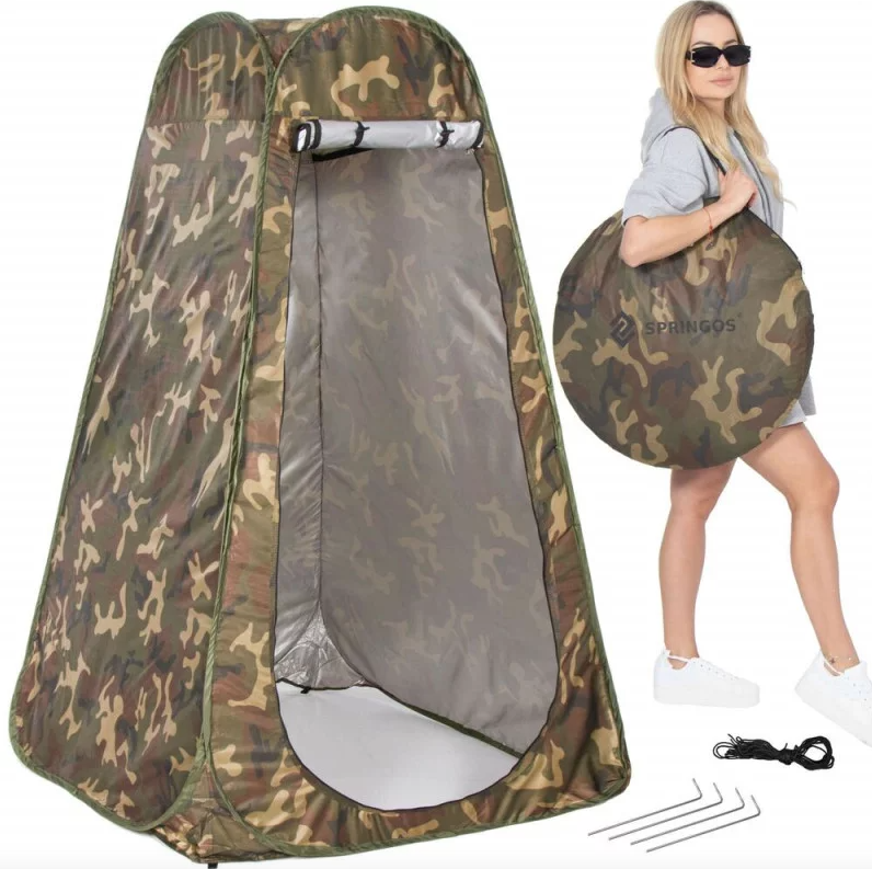 Self-Unfolding Tent 120 × 120 × 190 cm, Khaki – JIN-JACK PT027