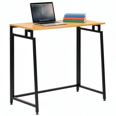 JIN-JACK HF0058 Folding Writing Desk 80×40×76 cm, Light Brown