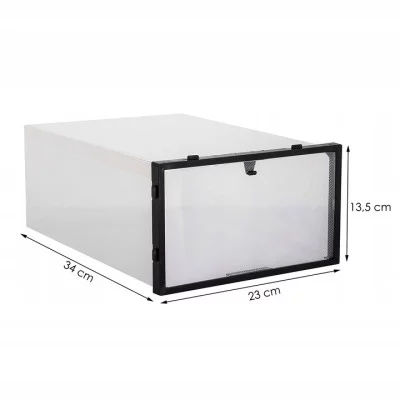 Storage box 23 × 34 × 13 cm, transparent, JIN-JACK HA3004
