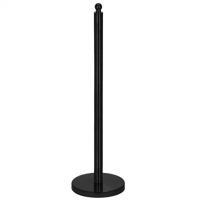 Black toilet paper holder with storage compartment JIN-JACK TS0012