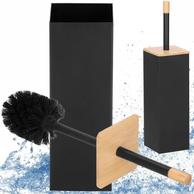 Toilet brush with holder JIN-JACK TB0020 black