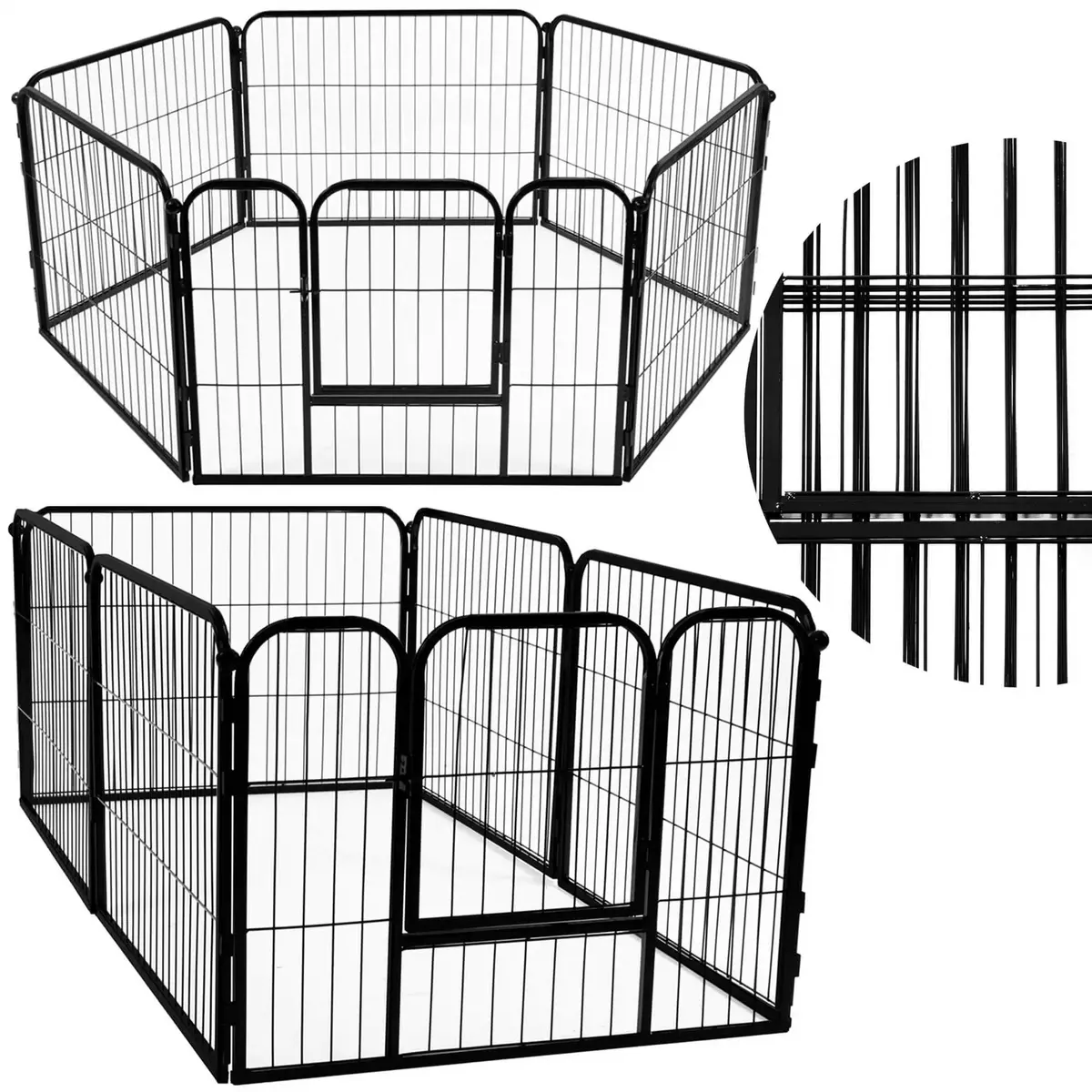 Pet cage JIN-JACK PA1003 for small animals 165×84×60 cm — multi-level enclosure with metal frame
