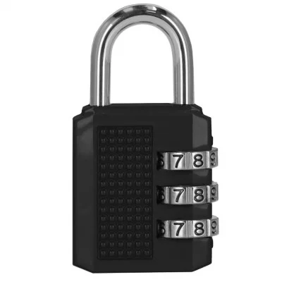 JIN-JACK GA0077 black combination padlock