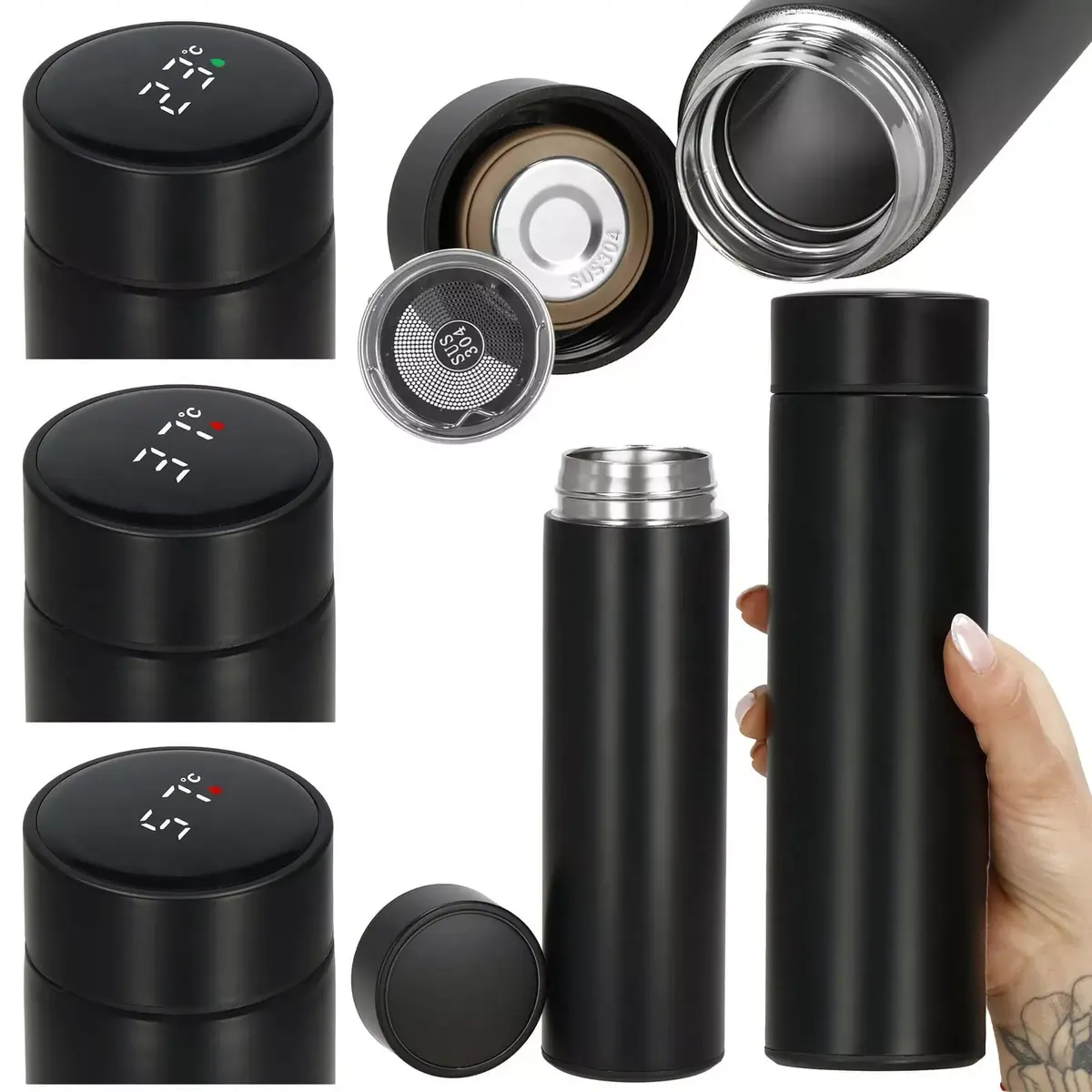 Vacuum Flask JIN-JACK KI0127 500 ml - Double-wall stainless steel thermos