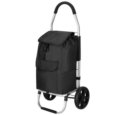 42L JIN-JACK ROLANDA Black Shopping Trolley Bag