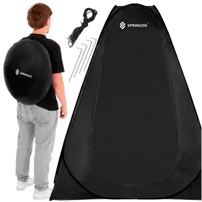 Self-pop up tent 120×120×190 cm, black JIN-JACK PT0XX