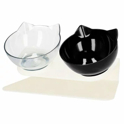 Set of Bowls with Stand 2 × 13 cm for Dog / Cat JIN-JACK PA0192