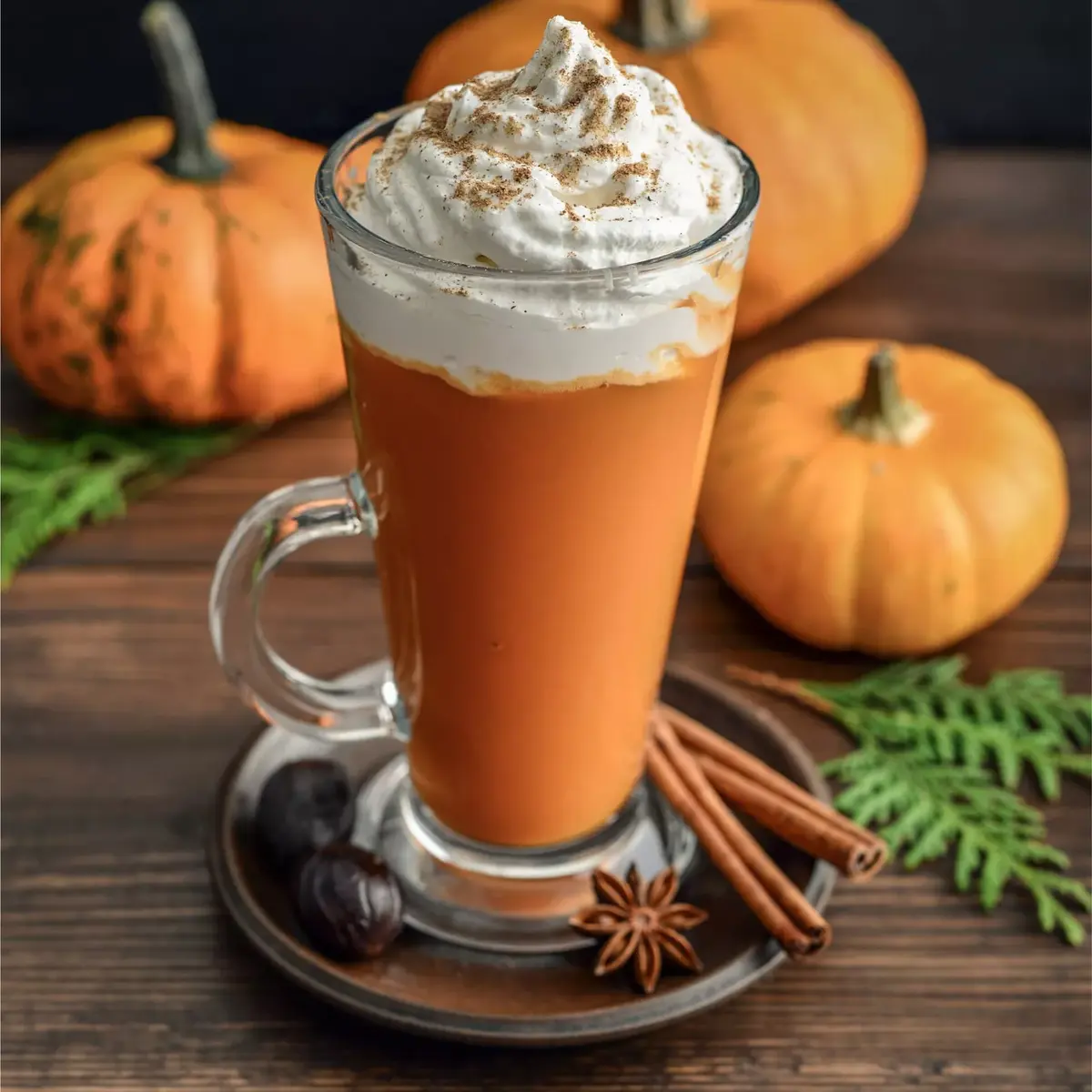 Glass latte glasses JIN-JACK HA7496 280 ml set of 6