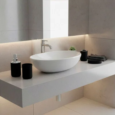 6-piece bathroom set JIN-JACK HA1111 black