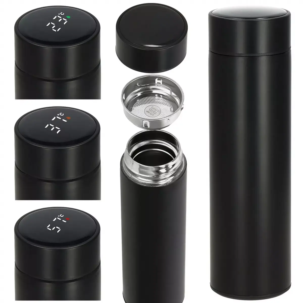 Vacuum Flask JIN-JACK KI0127 500 ml - Double-wall stainless steel thermos