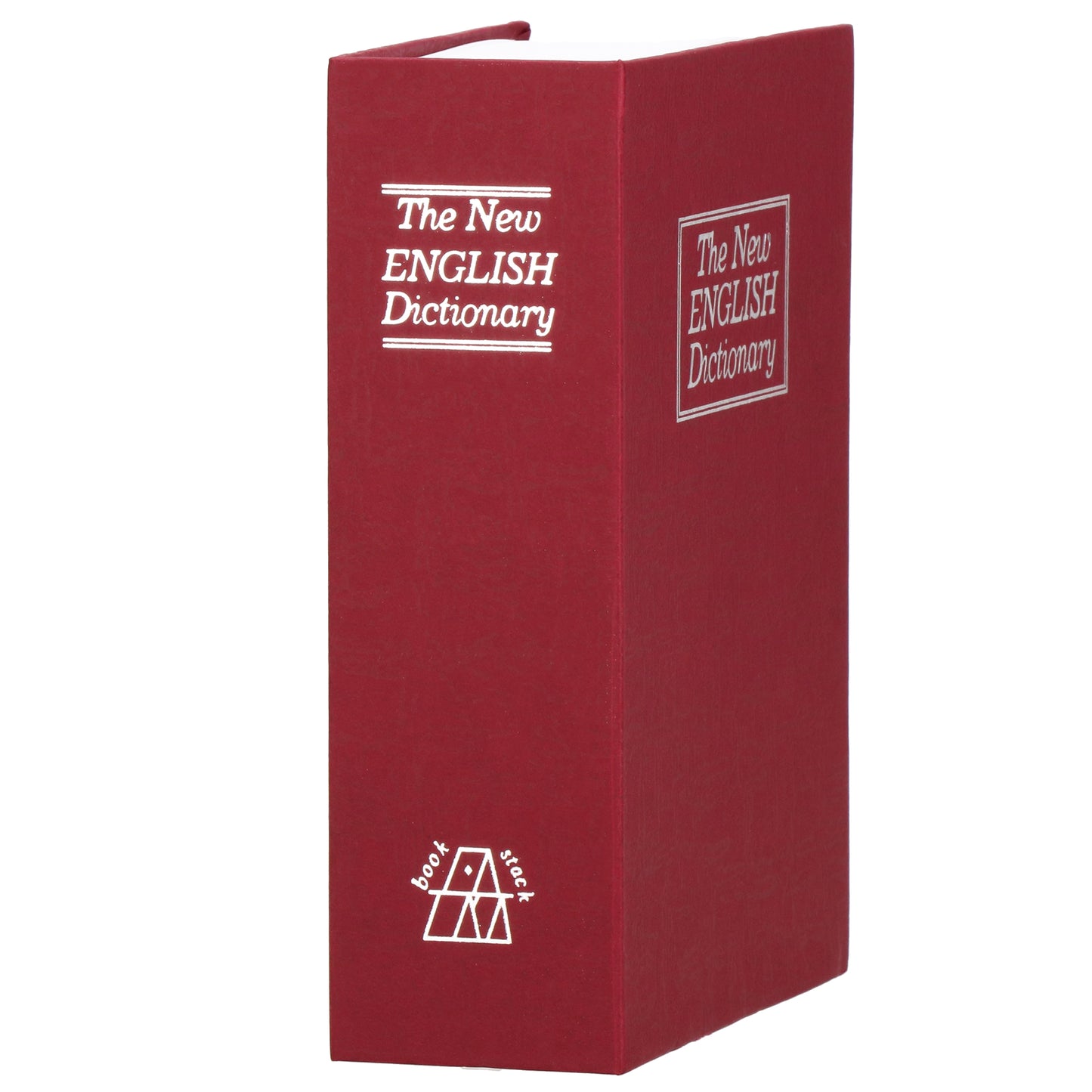 SPRINGOS® Book-Safe Metal Cash Box with Key Lock – Hidden Dictionary Safe