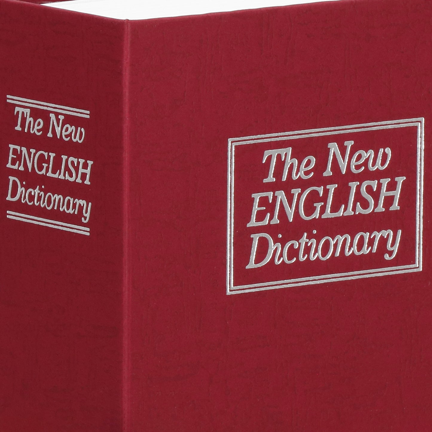SPRINGOS® Book-Safe Metal Cash Box with Key Lock – Hidden Dictionary Safe